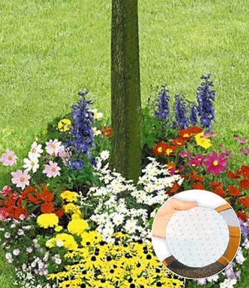 Bunter Blumen-Teppich